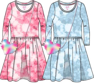 Girls Long Sleeve Dresses, Size 4-6X