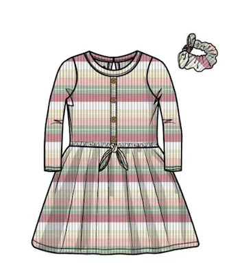 Girls Hacci Dresses, Size 4-6X