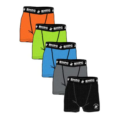 Boys Mesh Boxer Briefs - Size 4-18, 4pk