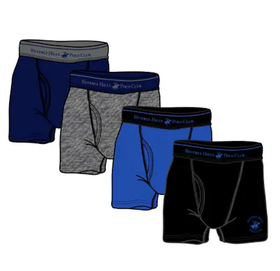 Boys Boxer Briefs - Size 4-18, 4pk