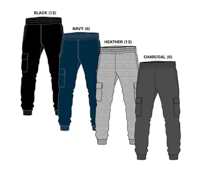 Boy's Cargo Pants - Sizes 4-7, Assorted Colors