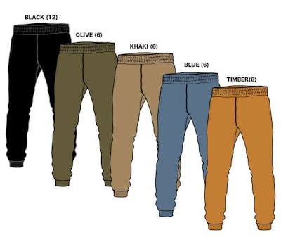Boys Fleece Pants - Size 4-7, Assorted Colors