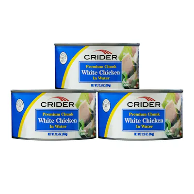 Chunk Chicken in Water - 12.5oz, Full Pallet