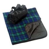 "50x60" Fleece/Nylon Picnic Blanket - Blackwatch Plaid