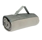 47"x53" Roll Up Fleece Blanket - Gray