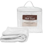 30"x40" Mink Touch Luxury Baby Blanket - White