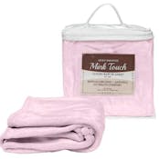30"x40" Mink Touch Luxury Baby Blanket - Pink