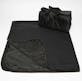 "50x60" Fleece/Nylon Picnic Blanket - Black