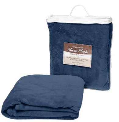 "50x60" Micro Fleece Blanket - Navy