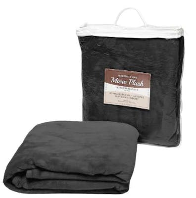 "50x60" Micro Fleece Blanket - Black