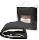 "50x60" Micro Mink Sherpa Blanket - Black