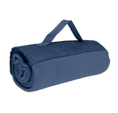 47"x53" Roll Up Fleece Blanket - Navy