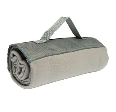 47"x53" Roll Up Fleece Blanket - Gray