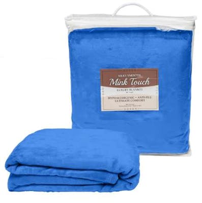50"x60" Mink Touch Luxury Blanket - Royal
