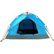 Camping Tents - Blue, 4-Person, 94" x 82" x 55"