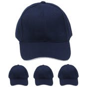 Baseball Caps - Navy, Pre-Curved, Adjustable