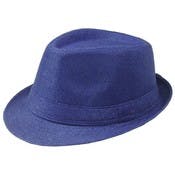 Fedora Hats - Casual, Classic Blue, One Size