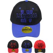 Baseball Caps - Las Vegas Print,  Assorted