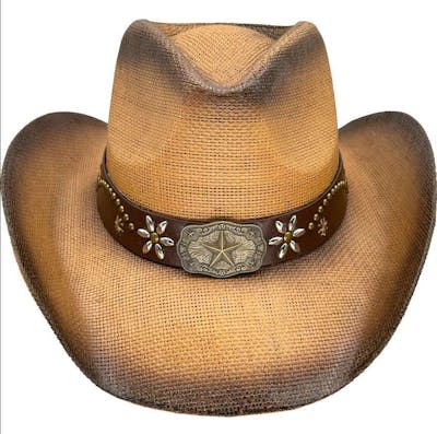 Cowboy Hats - Brown, One Size