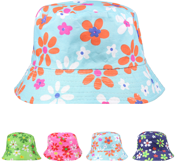 floral bucket hats wholesale