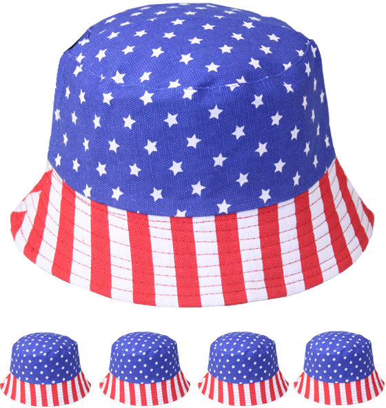 Wholesale Women's American Flag Summer Hat | DollarDays