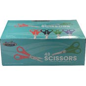 Blunt Tip Ruler Scissors - 5", Assorted