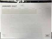 2027 Desk Blotter - Black