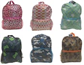 15" Assorted Printed Backpacks