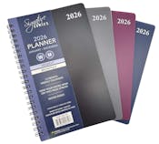 2026 Weekly / Monthly Planner - 5 x 8 Inches, Assorted Colors