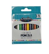 Mini Colored Pencils - 12 Count, Pre-Sharpened