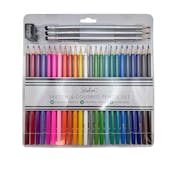 Sketch & Colored Pencil Sets - Sharpener Included