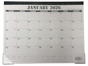 2026 Desk Blotter - 22 x 17 Inches, Black