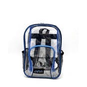 Clear 17" Backpacks - Assorted Piping Colors