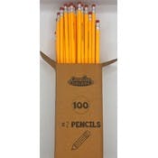 #2 Pencils - Unsharpened, 100 Pencils