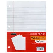 Filler Paper - Wide Ruled, 100 Sheet