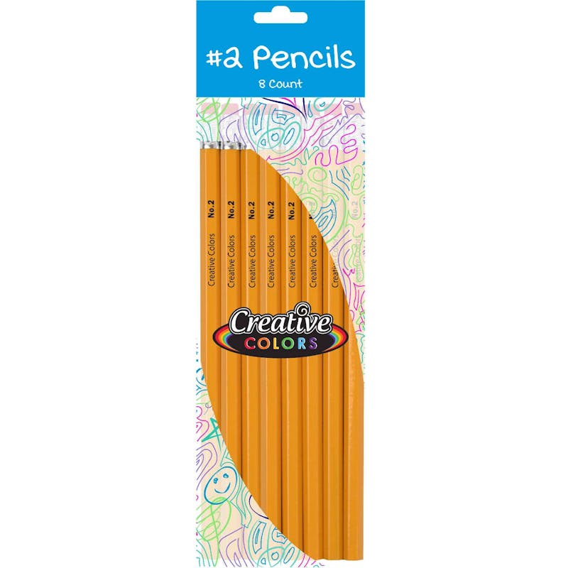 #2 Pencils - 8 Count  Yellow