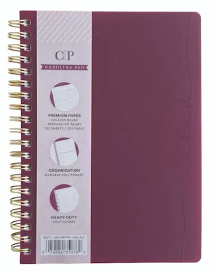 Executive Personal Notebooks - Assorted Colors, 7" x 5"
