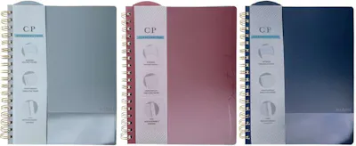 Executive Notebooks - Assorted Colors, 9.5" x 7.5"