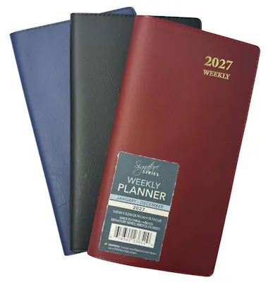 2027 Weekly Planner - Assorted, 3" x 6"