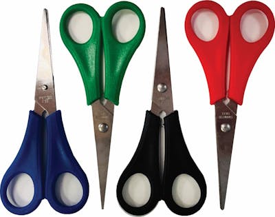 5" Pointed Scissors - 4 Colors
