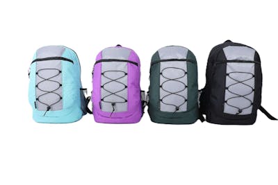 17" Classic Bungee Backpacks - Assorted Colors