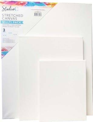 Stretched Canvas Multi-Pack - 3 Sizes