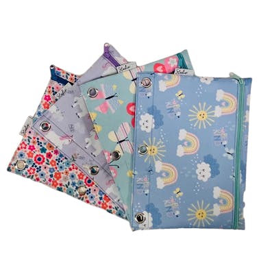 Pencil Pouches - Girls' Fashion Prints, Grommet Holes