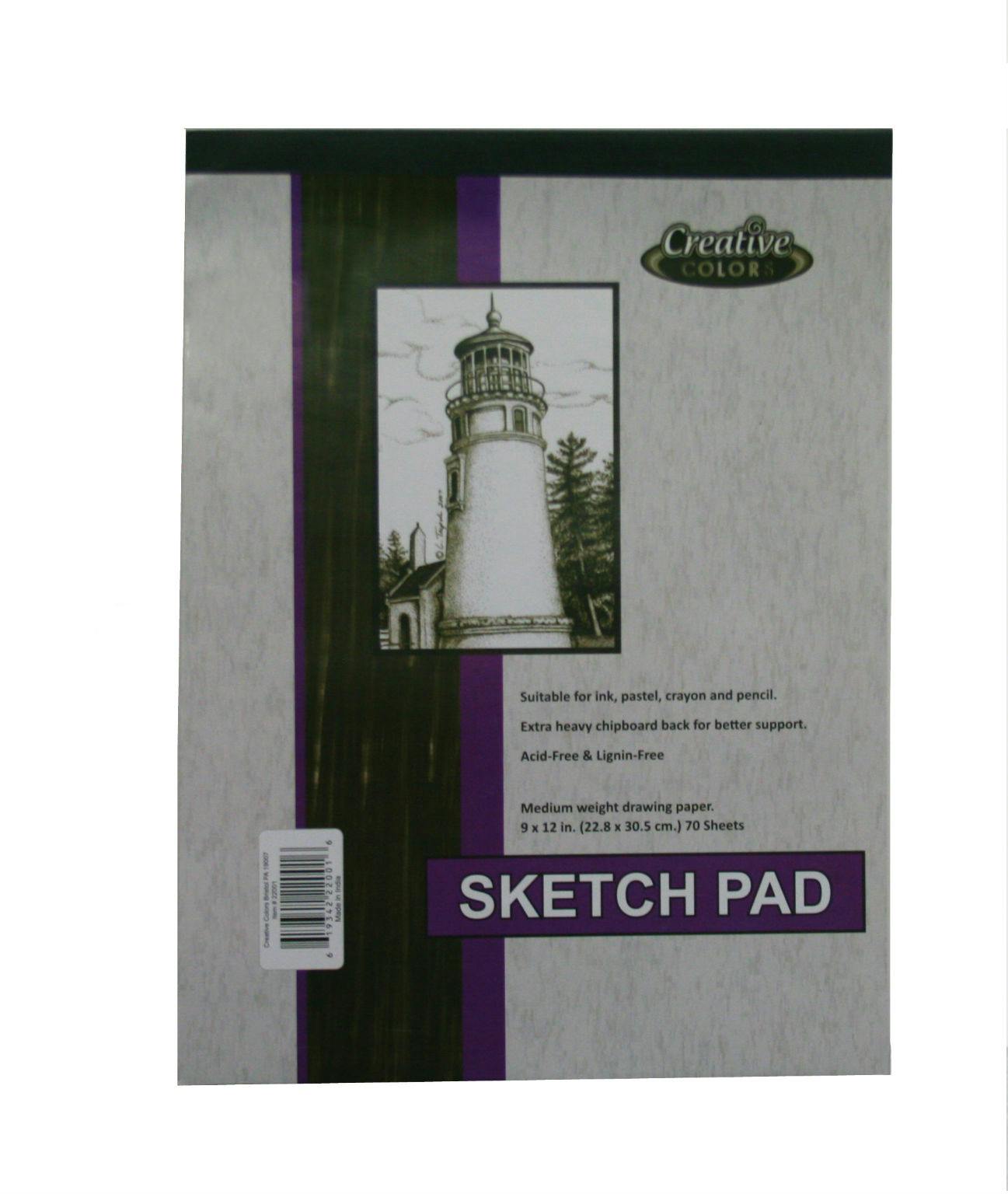 Wholesale Sketch Pad 9" x 12' (SKU 2289583) DollarDays