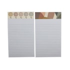 Desk Pad Jotters - 2 Designs, 120 Perforated Pages, 4.7" x 7" image number null