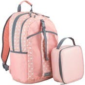 18" Backpack & Lunch Bag Sets - Peaches & Cream