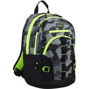 18.5" Backpacks with Laptop Sleeve - Gray/Lime