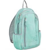 17" Classic Metro Mesh Backpack - Mint with Gray