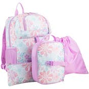 18" Backpack Combo Sets - 4 Pieces, Spring Floral