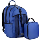 18" Backpack & Lunch Bag Sets - Blue/Black image number null